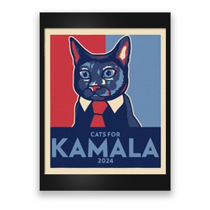 Politically Purrfect Cats For Kamala Harris 2024 President Gift Poster