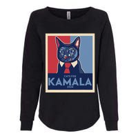 Politically Purrfect Cats For Kamala Harris 2024 President Gift Womens California Wash Sweatshirt