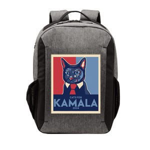 Politically Purrfect Cats For Kamala Harris 2024 President Gift Vector Backpack