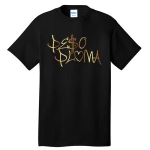 Pe$o Pluma Corridos Tumbados México Belicos PP Gold Tall T-Shirt