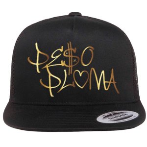 Pe$o Pluma Corridos Tumbados México Belicos PP Gold Flat Bill Trucker Hat