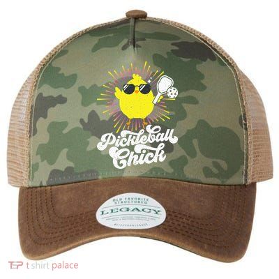 Pickleball Pickleball Chick Pickleball Lover Legacy Tie Dye Trucker Hat