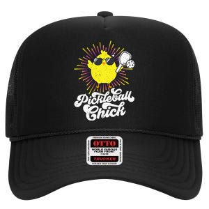 Pickleball Pickleball Chick Pickleball Lover High Crown Mesh Back Trucker Hat