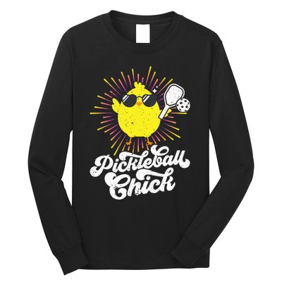 Pickleball Pickleball Chick Pickleball Lover Long Sleeve Shirt