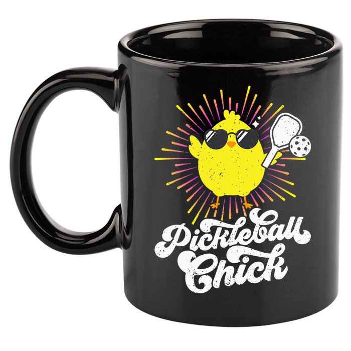 Pickleball Pickleball Chick Pickleball Lover 11oz C Handle Ceramic Mug