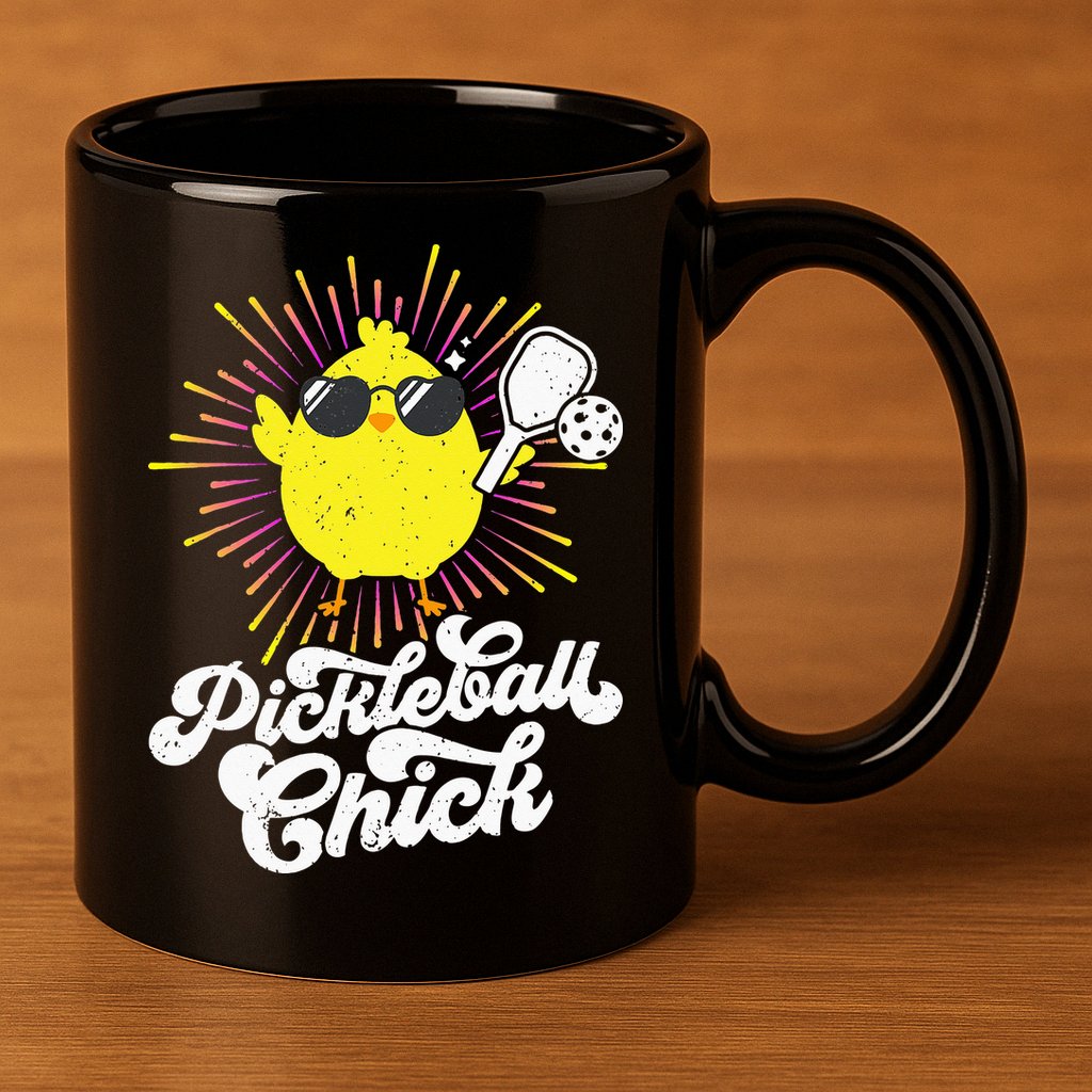 Pickleball Pickleball Chick Pickleball Lover 11oz C Handle Ceramic Mug
