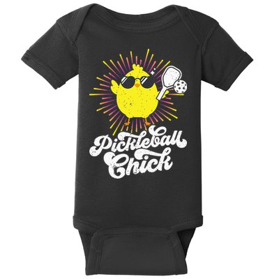 Pickleball Pickleball Chick Pickleball Lover Baby Bodysuit