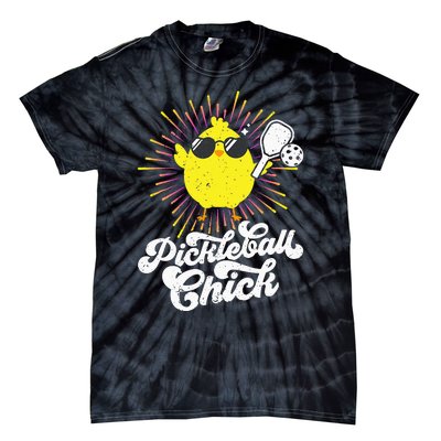 Pickleball Pickleball Chick Pickleball Lover Tie-Dye T-Shirt