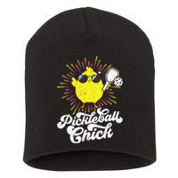 Pickleball Pickleball Chick Pickleball Lover Short Acrylic Beanie