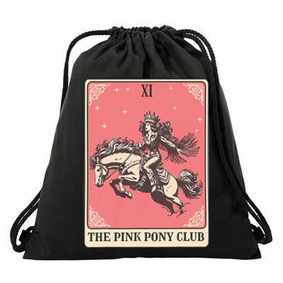 Pink Pony Club Live Dancers Tarot Card Drawstring Bag