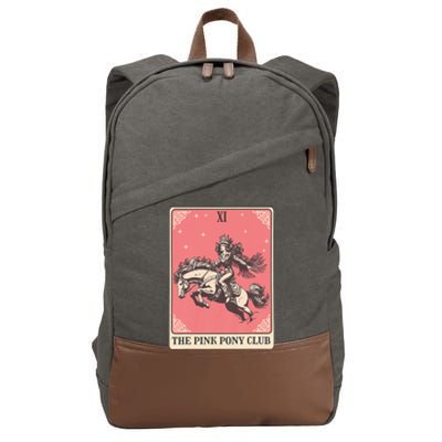 Pink Pony Club Live Dancers Tarot Card Cotton Canvas Backpack