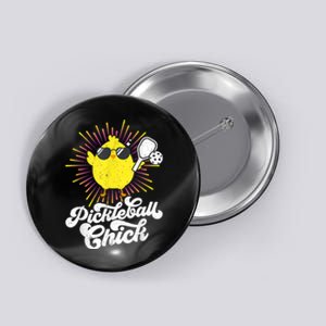 Pickleball, Pickleball Chick Tee, Pickleball Lover Button