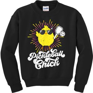 Pickleball, Pickleball Chick Tee, Pickleball Lover Kids Sweatshirt