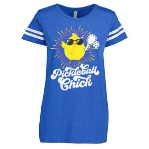 Pickleball, Pickleball Chick Tee, Pickleball Lover Enza Ladies Jersey Football T-Shirt