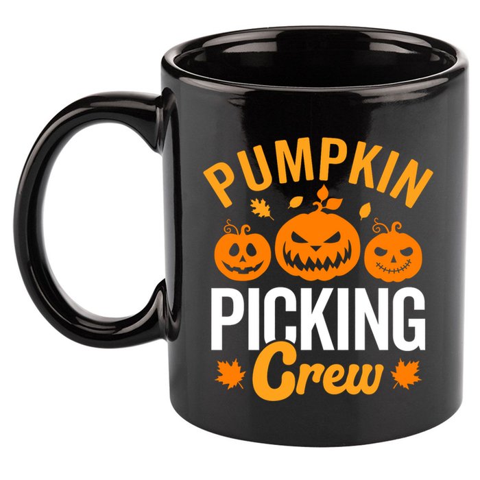Pumpkin Picking Crew 11oz C Handle Ceramic Mug