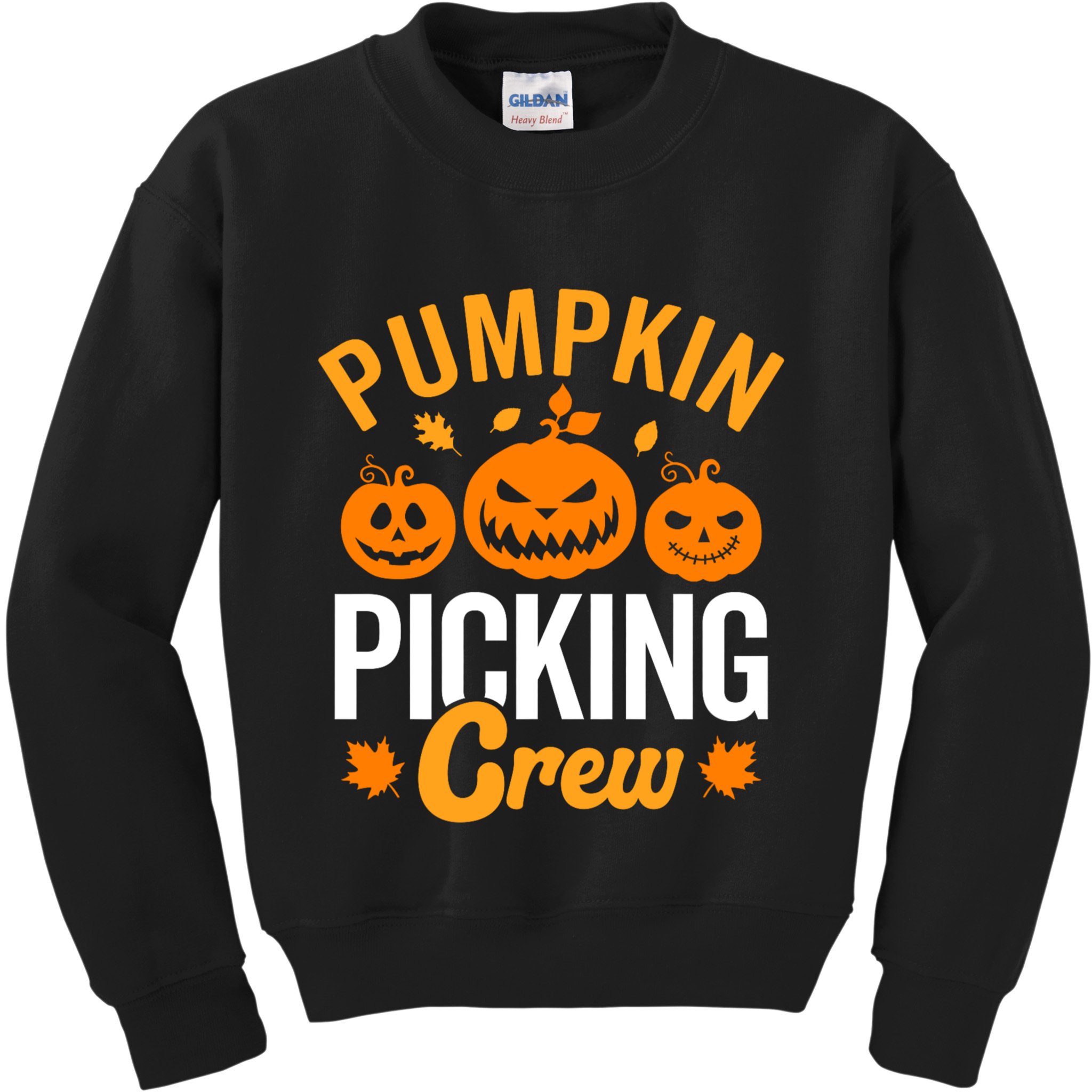 Pumpkin Picking Crew Kids Sweatshirt