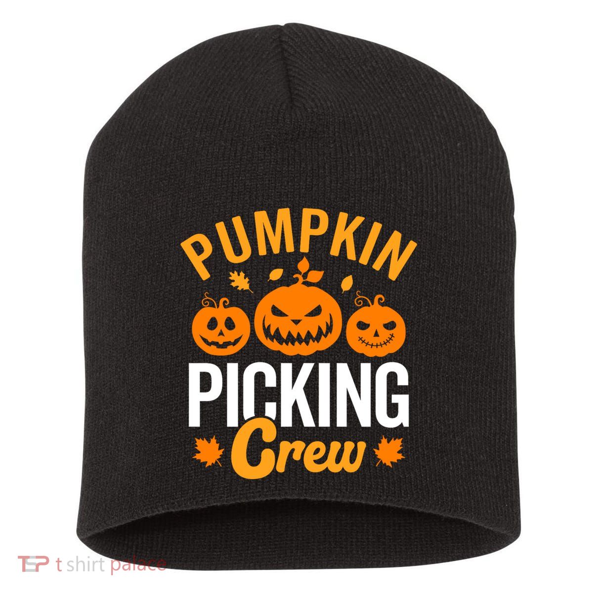 Pumpkin Picking Crew Short Acrylic Beanie