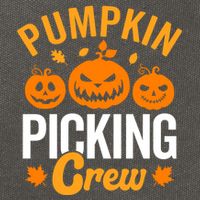 Pumpkin Picking Crew Cotton Canvas Backpack