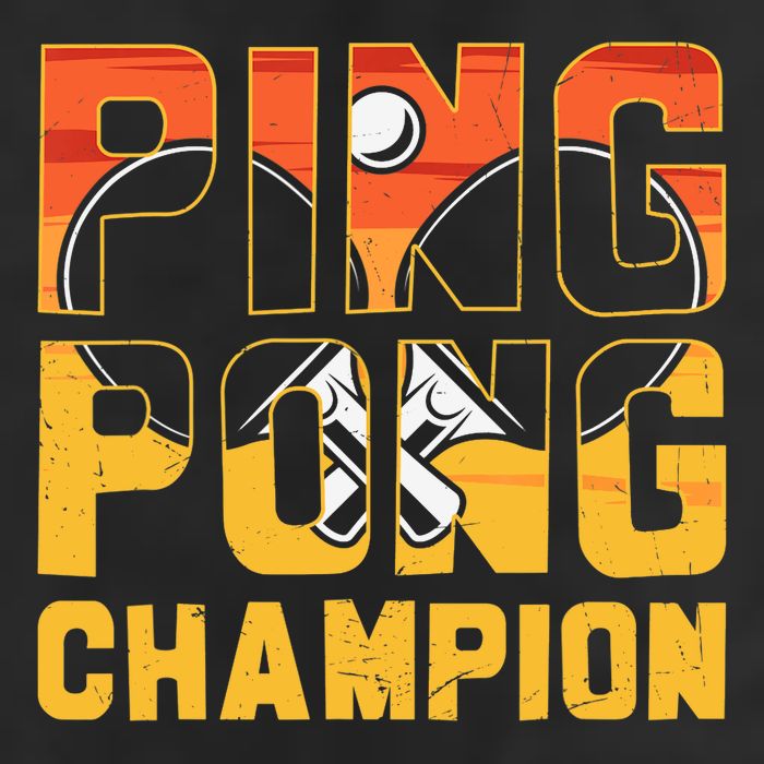 Ping Pong Champion Funny Table Tennis Player Retro 12oz Stainless Steel Coffee Mug