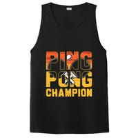 Ping Pong Champion Funny Table Tennis Player Retro PosiCharge Competitor Tank