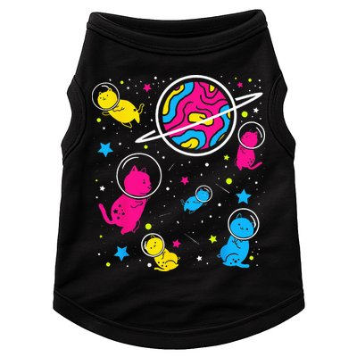 Pan Pride Cat In Space Pansexual Doggie Tank
