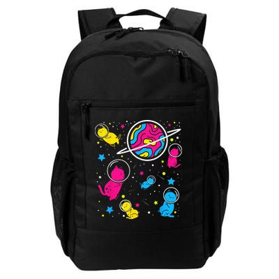 Pan Pride Cat In Space Pansexual Backpack