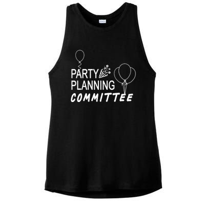 Party Planning Committee Ladies PosiCharge Tri-Blend Wicking Tank