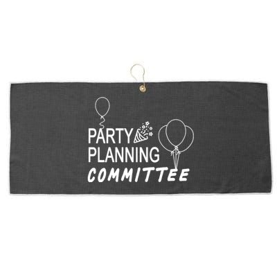 Party Planning Committee Large Microfiber Waffle Golf Towel