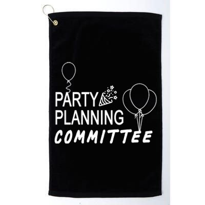 Party Planning Committee Platinum Collection Golf Towel