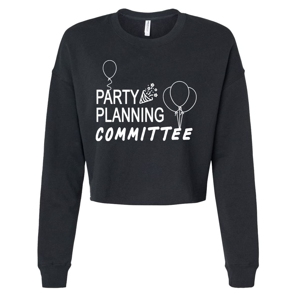 Party Planning Committee Cropped Pullover Crew