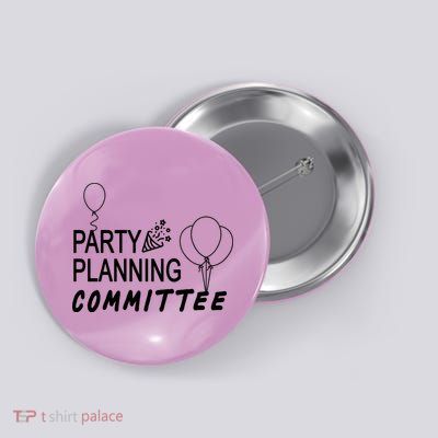Party Planning Committee Button