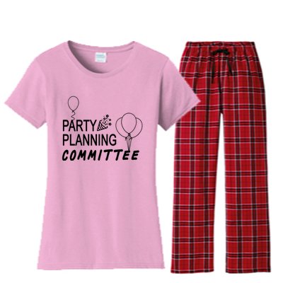 Party Planning Committee Women's Flannel Pajama Set