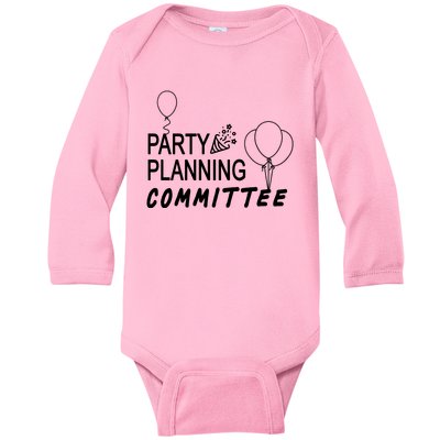 Party Planning Committee Baby Long Sleeve Bodysuit