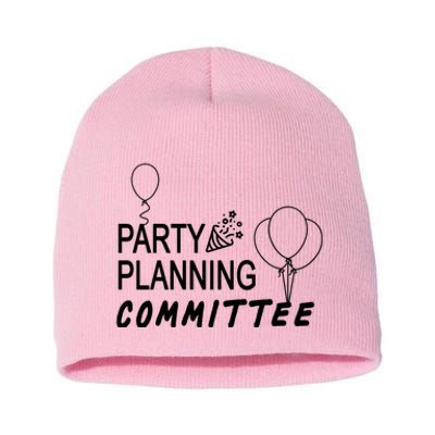 Party Planning Committee Short Acrylic Beanie