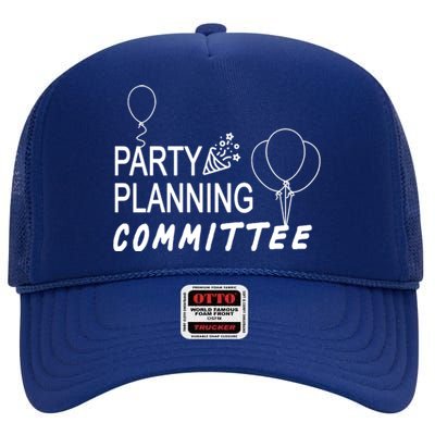 Party Planning Committee High Crown Mesh Back Trucker Hat