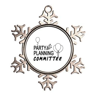 Party Planning Committee Metallic Star Ornament