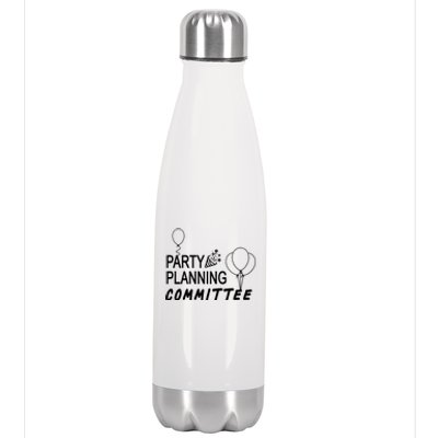 Party Planning Committee Stainless Steel Insulated Water Bottle