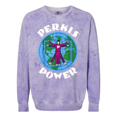 Perkis Power Camp Counselor Unisex Colorblast Crewneck Sweatshirt