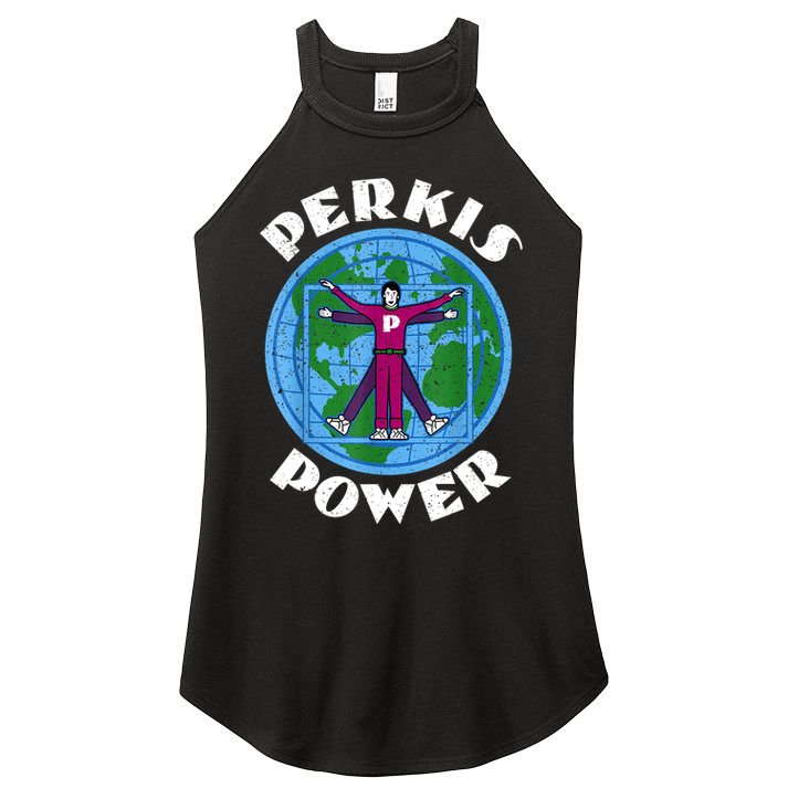 Perkis Power Camp Counselor Unisex Women's Perfect Tri Rocker Tank