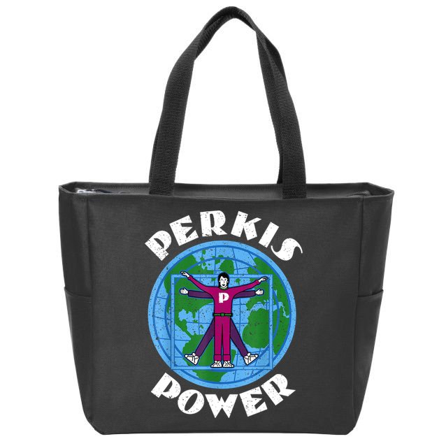 Perkis Power Camp Counselor Unisex Zip Tote Bag