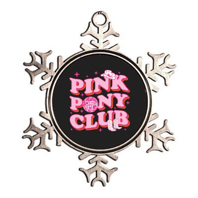 Pink Pony Club Metallic Star Ornament