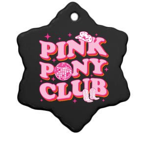 Pink Pony Club Ceramic Star Ornament