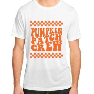 Pumpkin Patch Crew Matching Family Retro Halloween Groovy Adult ChromaSoft Performance T-Shirt