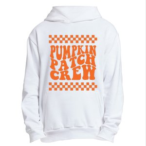 Pumpkin Patch Crew Matching Family Retro Halloween Groovy Urban Pullover Hoodie