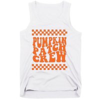 Pumpkin Patch Crew Matching Family Retro Halloween Groovy Tank Top