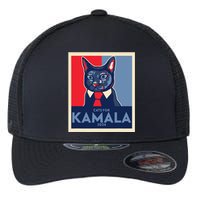 Politically Purrfect Cats For Kamala Harris 2024 President Flexfit Unipanel Trucker Cap