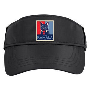 Politically Purrfect Cats For Kamala Harris 2024 President Adult Drive Performance Visor