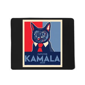 Politically Purrfect Cats For Kamala Harris 2024 President Mousepad