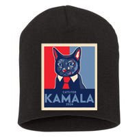 Politically Purrfect Cats For Kamala Harris 2024 President Short Acrylic Beanie