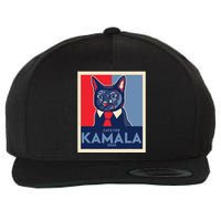 Politically Purrfect Cats For Kamala Harris 2024 President Wool Snapback Cap